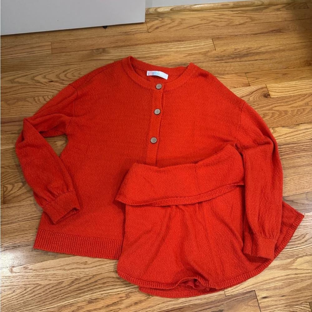 Free People Ameena Sweater Skort Set FP Beach